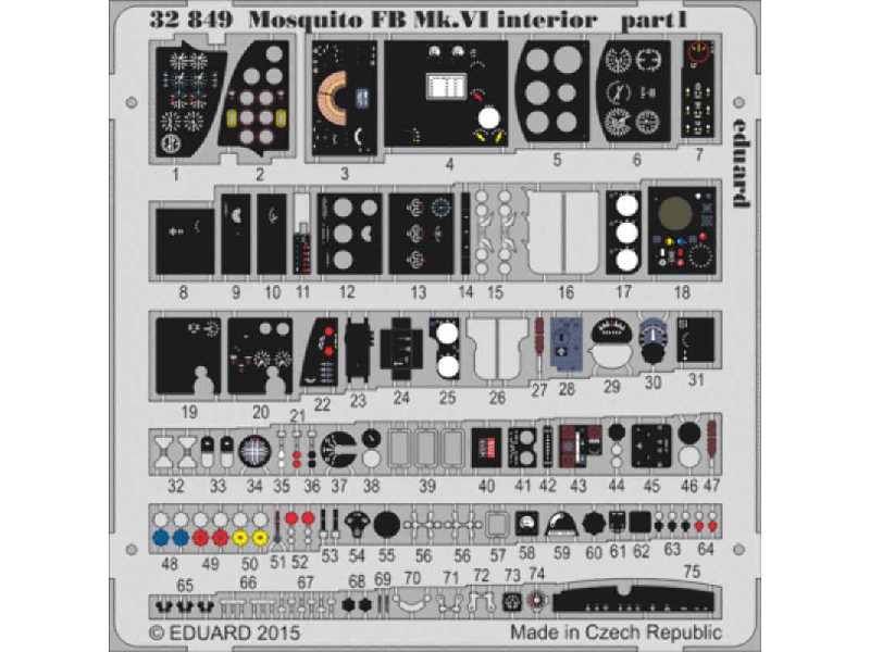 Mosquito FB Mk. VI interior 1/32 - Tamiya - image 1