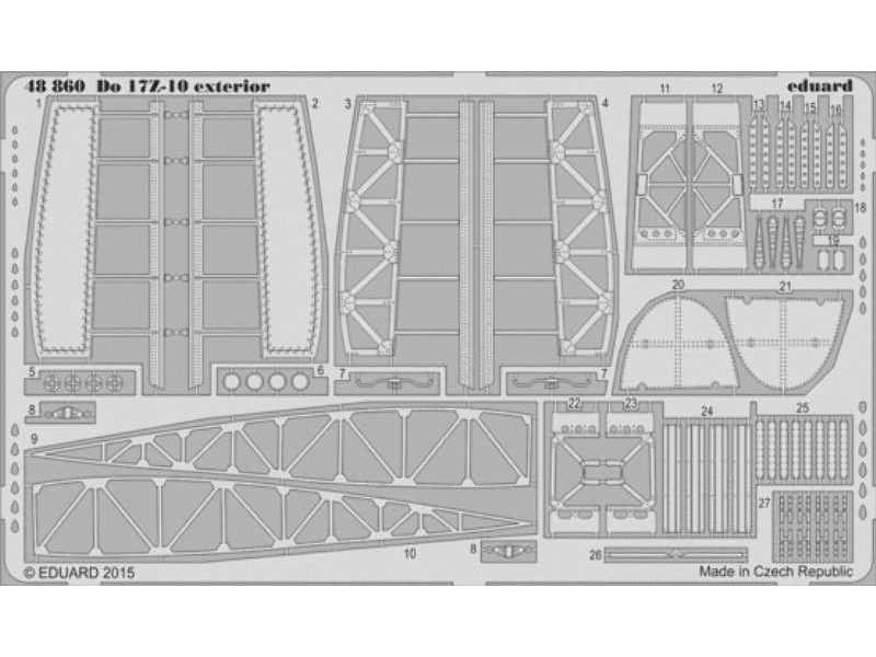 Do 17Z-10 exterior 1/48 - Icm - image 1