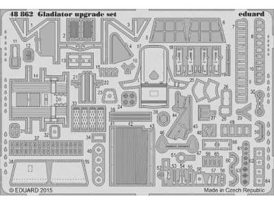 Gladiator upgrade set 1/48 - Eduard - image 1