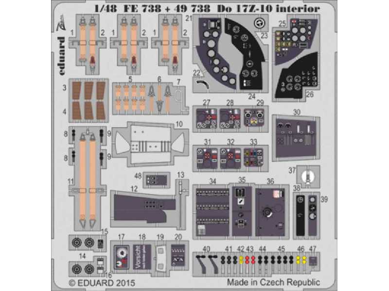 Do 17Z-10 interior 1/48 - Icm - image 1
