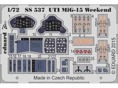 UTI MIG-15 Weekend 1/72 - Eduard - image 1