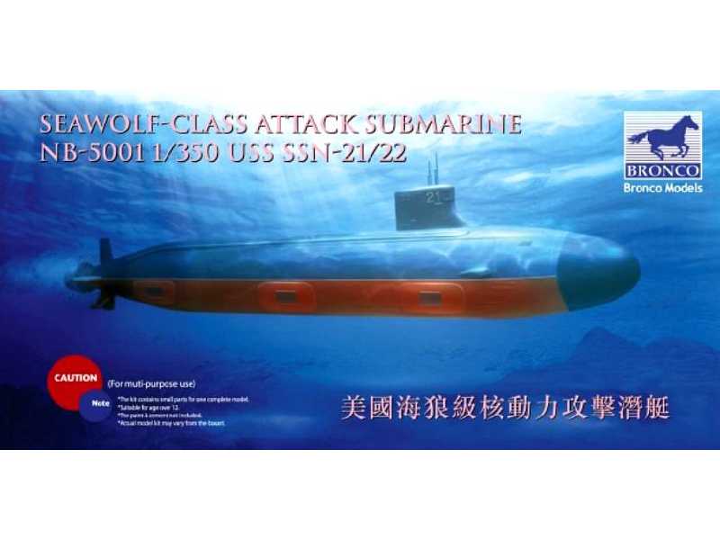 USS SSN-21/22 Seawolf Class Attack Submarine - image 1