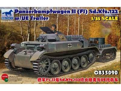 Panzerkampfwagen II(Fl) Sd.Kfz.122 w/UE Trailer - image 1