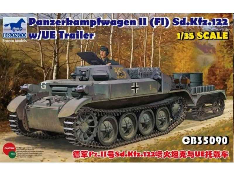 Panzerkampfwagen II(Fl) Sd.Kfz.122 w/UE Trailer - image 1