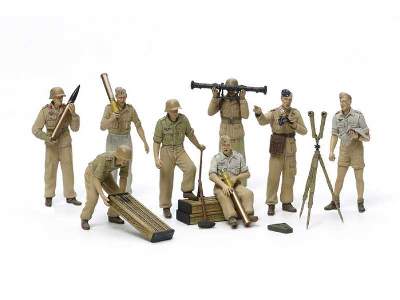 German Artillery Crew Set - Africa Corps Luftwaffe - image 1