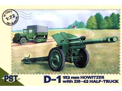 D-1 152 mm Howitzer with ZIS-42 Half-Truck - image 1