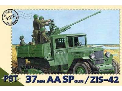 61-K 37 mm AA SPG on base of ZIS-42 Half-truck - image 1