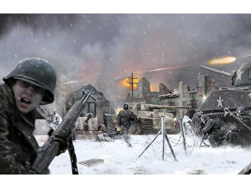 Bastogne December 1944 Diorama Set - image 1 Bastogne December 1944 Diorama Set - image 1