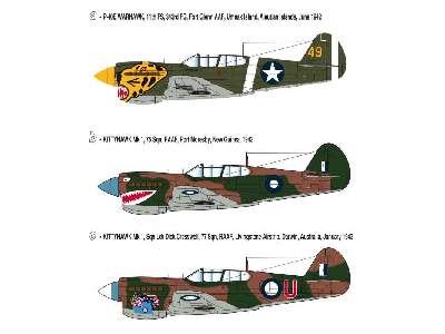 P-40E Kittyhawk + farby, klej, pędzelek - image 2