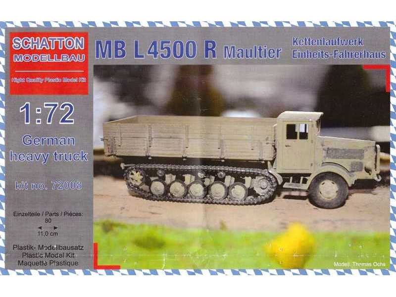 Mercedes Benz L4500 Maultier mit "Einheits" Cab - image 1 Mercedes Benz L4500 Maultier mit "Einheits" Cab - image 1