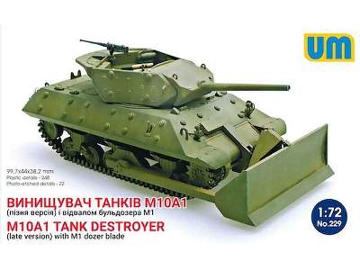 M10A1 Tank destroyer (late version) with M1 Dozer Blade  - image 1