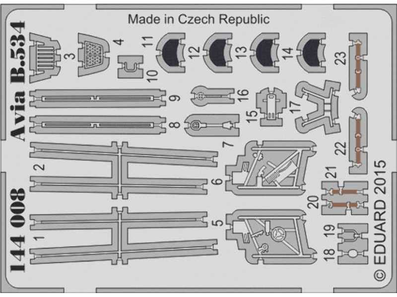 Avia B.534 1/144 - Eduard - image 1