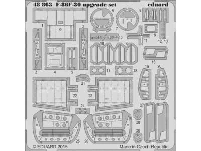 F-86F-30 upgrade set 1/48 - Eduard - image 1