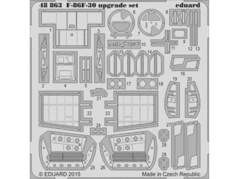 F-86F-30 upgrade set 1/48 - Eduard - image 1