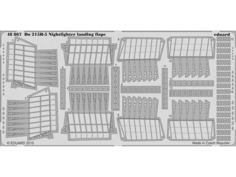 Do 215B-5 Nightfighter landing flaps 1/48 - Icm - image 1