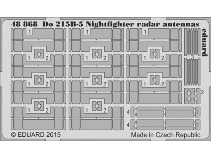 Do 215B-5 Nightfighter radar antennas 1/48 - Icm - image 1