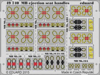 MB ejection seat handles 1/48 - image 1