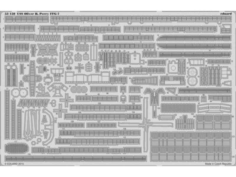 USS Oliver H.  Perry FFG-7 1/350 - Academy - image 1