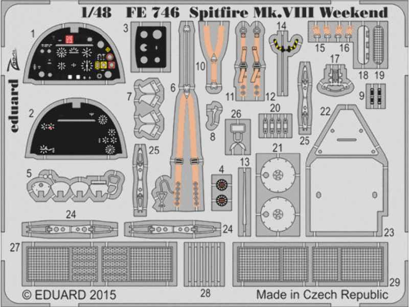 Spitfire Mk. VIII Weekend 1/48 - Eduard - image 1