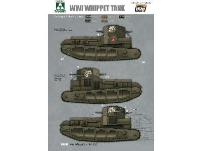 Mark A Whippet WWI Tank  - image 3