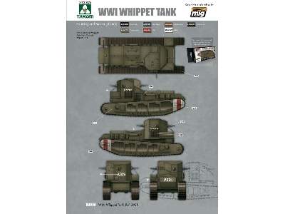 Mark A Whippet WWI Tank  - image 5