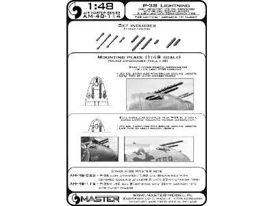 P-38 Lightning - zestaw uzbrojenia wczesnego typu (km-y Browning - image 4