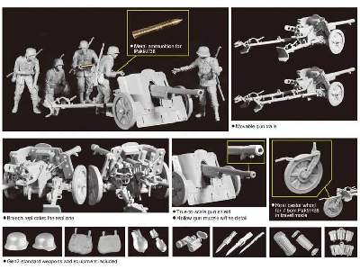 Dragon Maquette 1/35 Militaire Army - 7.5 Cm Pak 97/38 avec Heer Gun Crew