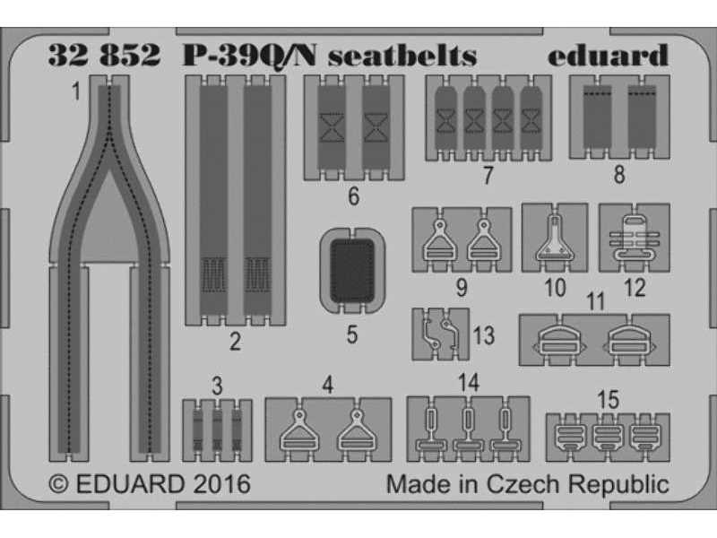 P-39Q/ N seatbelts 1/32 - Kitty Hawk - image 1