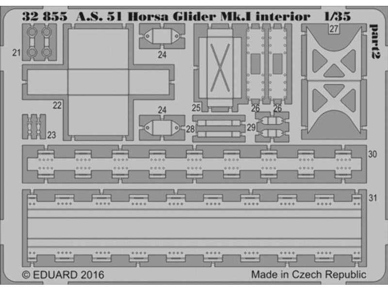 A. S. 51 Horsa Glider Mk. I interior 1/35 - Bronco - image 1