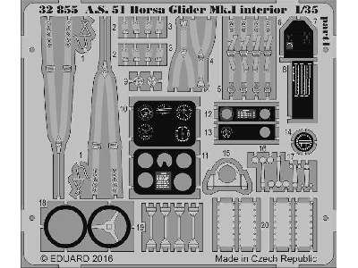 A. S. 51 Horsa Glider Mk. I interior 1/35 - Bronco - image 2