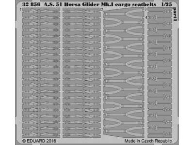 A. S. 51 Horsa Glider Mk. I cargo seatbelts 1/35 - Bronco - image 1