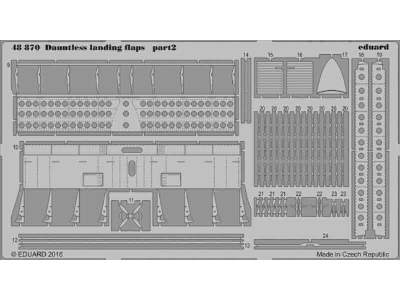 Dauntless landing flaps 1/48 - Eduard - image 1