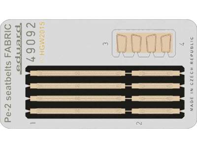 Pe-2 seatbelts FABRIC 1/48 - Zvezda - image 1