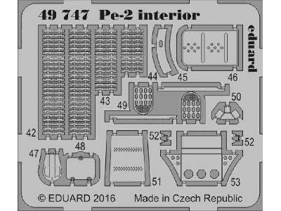 Pe-2 interior 1/48 - Zvezda - image 2