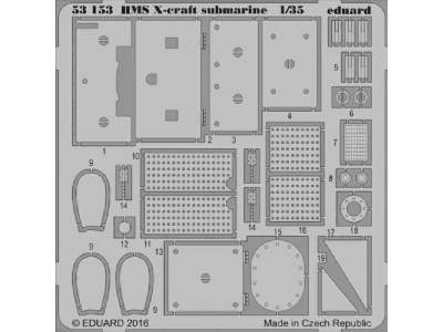 HMS X-craft submarine 1/35 - Merit - image 1