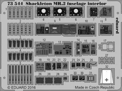 Shackleton MR.2 fuselage interior 1/72 - Airfix - image 1