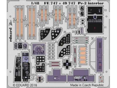 Pe-2 interior 1/48 - Zvezda - image 1