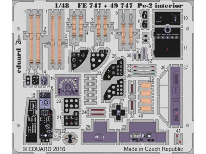 Pe-2 interior 1/48 - Zvezda - image 1