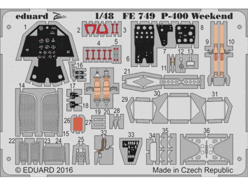 P-400 Weekend 1/48 - Eduard - image 1