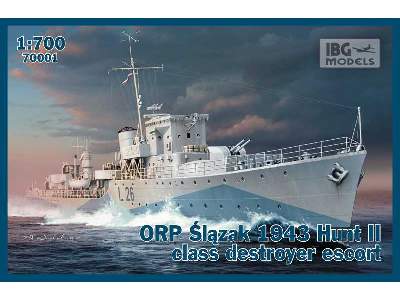 ORP Slazak 1943 Hunt II class polish destroyer escort - image 1