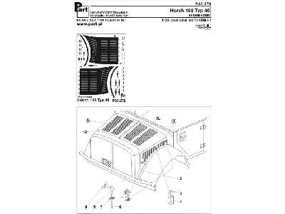 Horch 108 Typ 40 Engine Hood, ICM - image 2