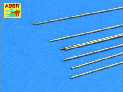 Brass round rods dia 0.70 mm length 250 mm x 7 pcs - image 2