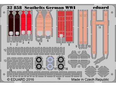 Seatbelts German WWI 1/32 - image 1