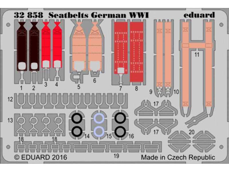 Seatbelts German WWI 1/32 - image 1