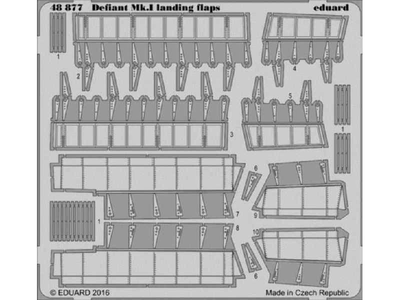 Defiant Mk. I landing flaps 1/48 - Airfix - image 1