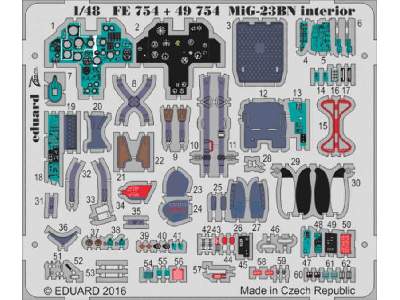 MiG-23BN interior 1/48 - Trumpeter - image 1