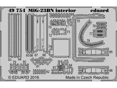 MiG-23BN interior 1/48 - Trumpeter - image 2