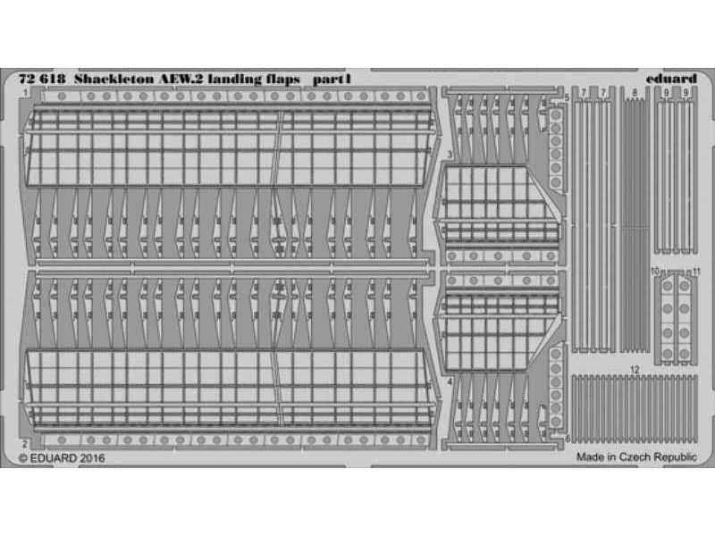 Shackleton AEW.2 landing flaps 1/72 - Revell - image 1