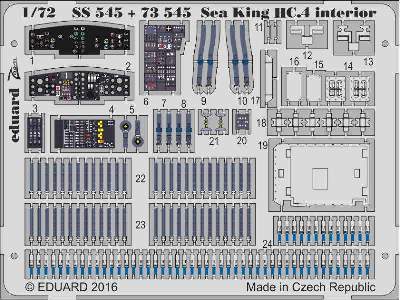 Sea King HC.4 interior 1/72 - Airfix - image 1