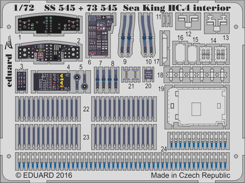 Sea King HC.4 interior 1/72 - Airfix - image 1